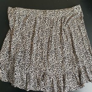 Leopard Print American Eagle Skirt